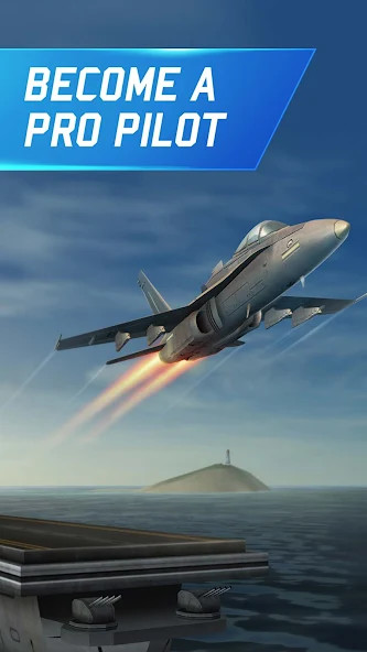 Flight Pilot Simulator 3D Free(Unlimited Coins) screenshot image 4_playmods.games