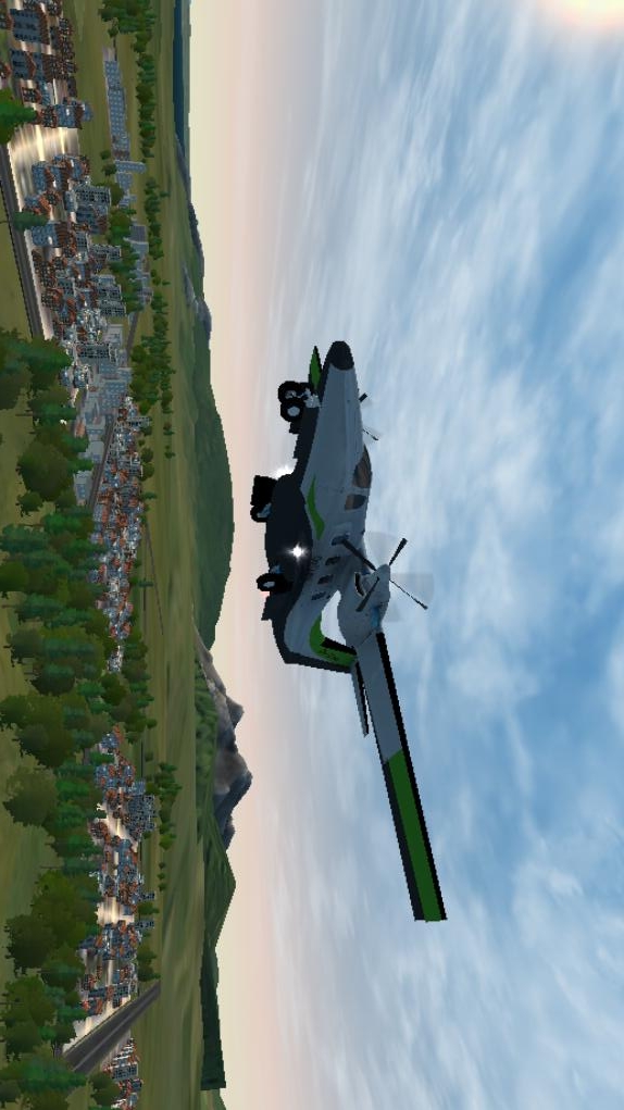 Flight Sim 2018(Free shopping) Game screenshot  4