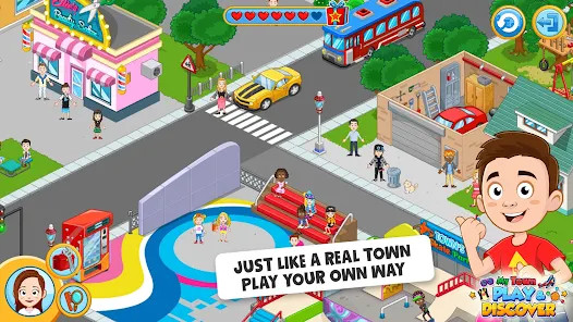 My Town Play Discover City Builder Game(Unlocked VIP) screenshot image 1_playmods.net
