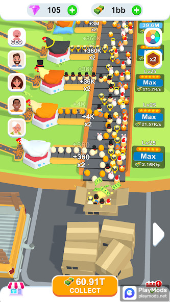 Idle Egg Factory(No ads) screenshot image 2_playmod.games