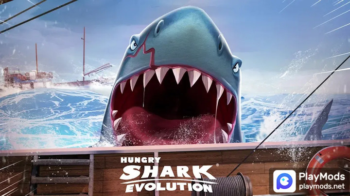 Hungry Shark Evolution(Unlimited coins/Gems) screenshot image 1_playmods.net