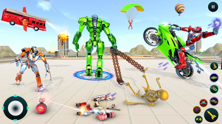 Fire Fighter Hero Robot Game Ảnh chụp màn hình trò chơi
