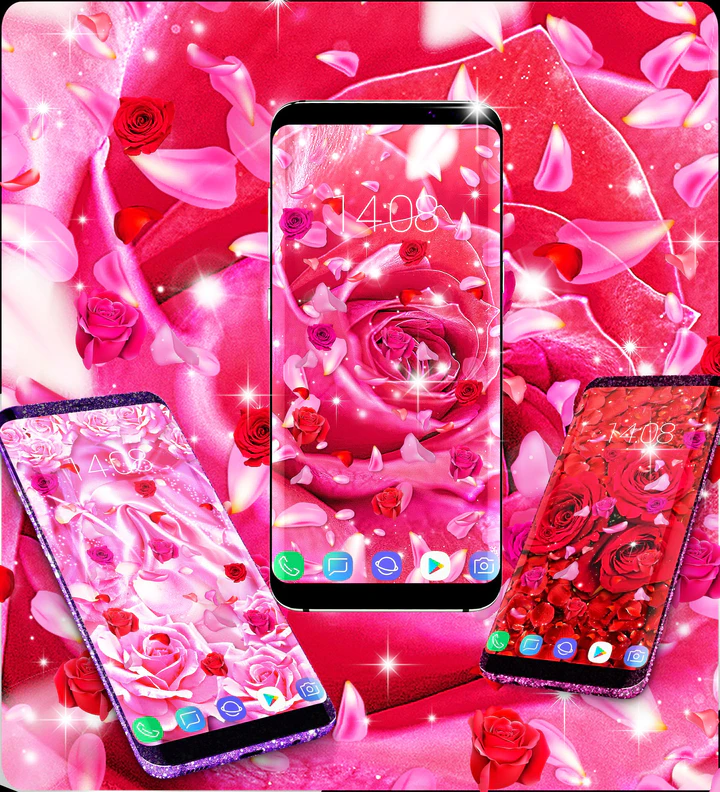 Download Rose petal live wallpaper APK  For Android