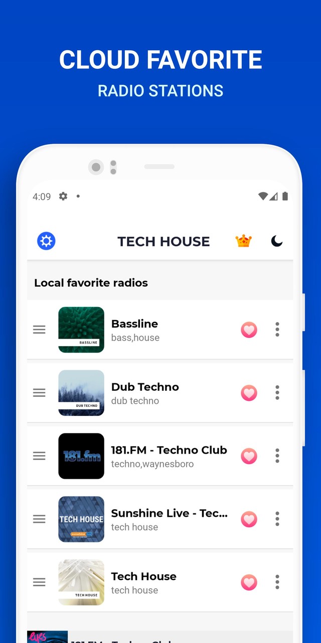Tech House Music: Techno Radio Ảnh chụp màn hình trò chơi