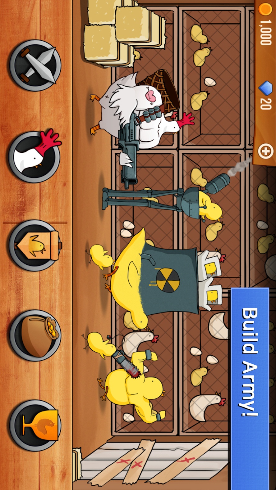 I Dont Wanna be Chicken!(Upgrade skill consumption is 0)