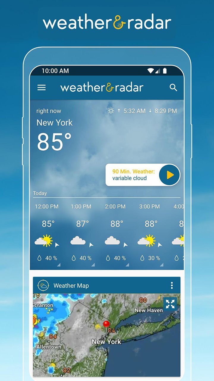 Weather & Radar - Pro(chống lại) screenshot image 1