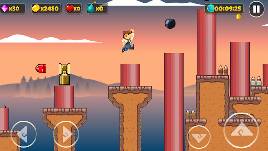 Super Pep\'s World - Run Game  Captura de pantalla
