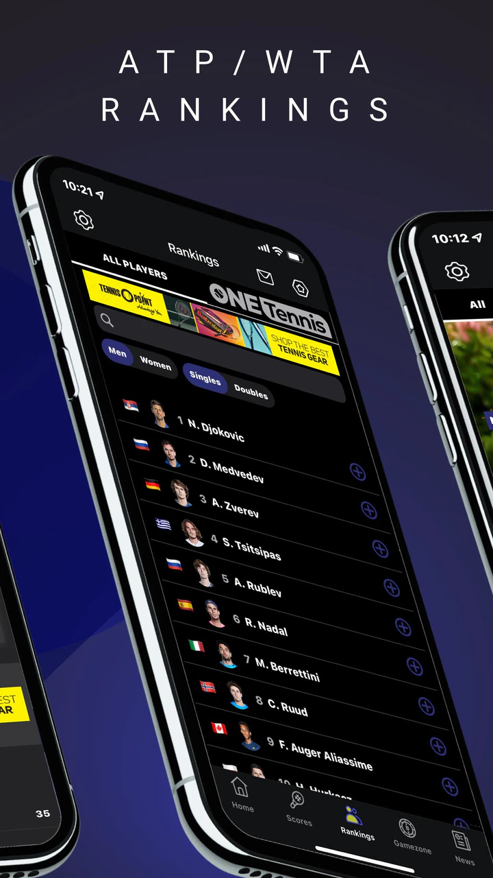 About TennisONE Tennis Live Scores (iOS App Store Version)