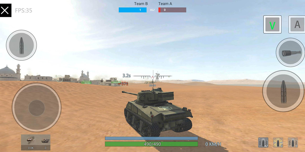Panzer War(Free Shopping) screenshot image 2_playmods.net
