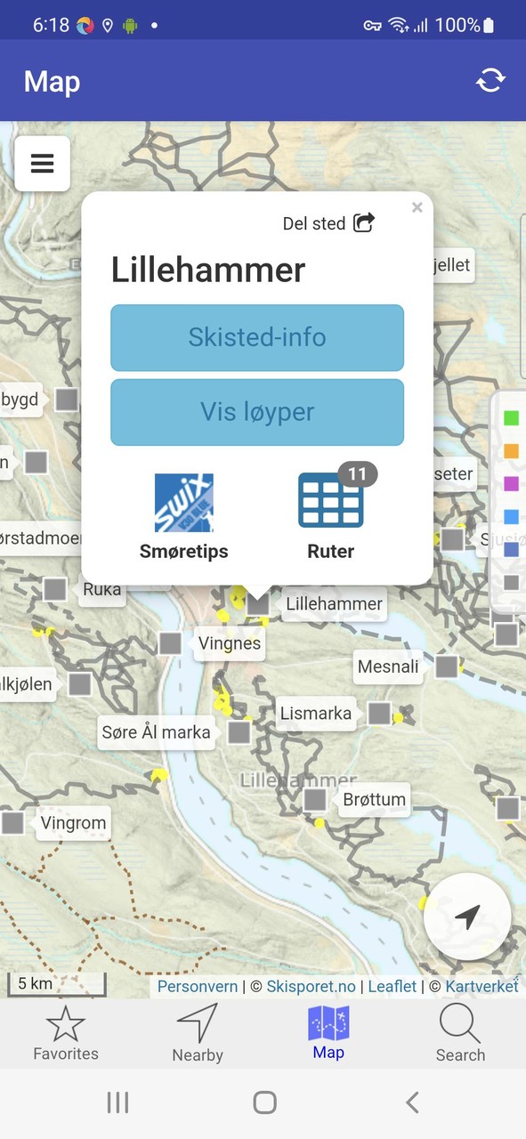Skisporet.no Android app