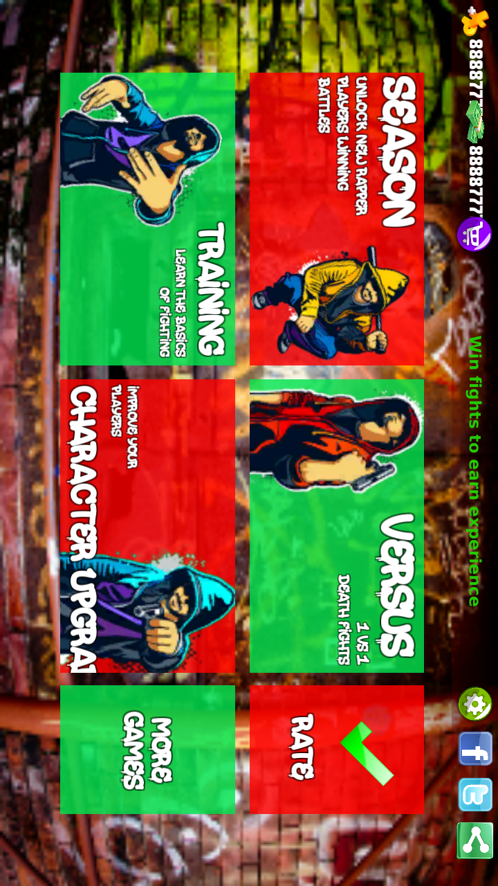 Rap Fight Gangster Edition(Unlimited xp)