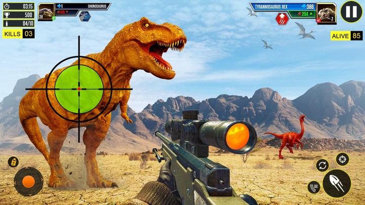 Wild Dino: Animal Hunting Game Ảnh chụp màn hình trò chơi