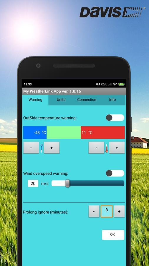 My WeatherLink App