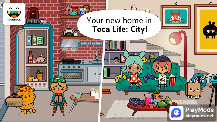 Toca Life: City(Full Content) screenshot image 1_playmod.games