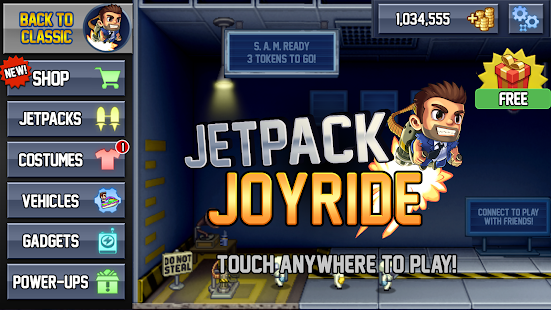 Jetpack Joyride(Unlimited Gold) Game screenshot  10