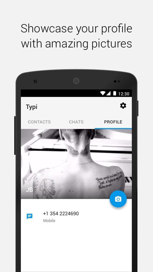 Typi - Texts and Live Statuses Ảnh chụp màn hình trò chơi