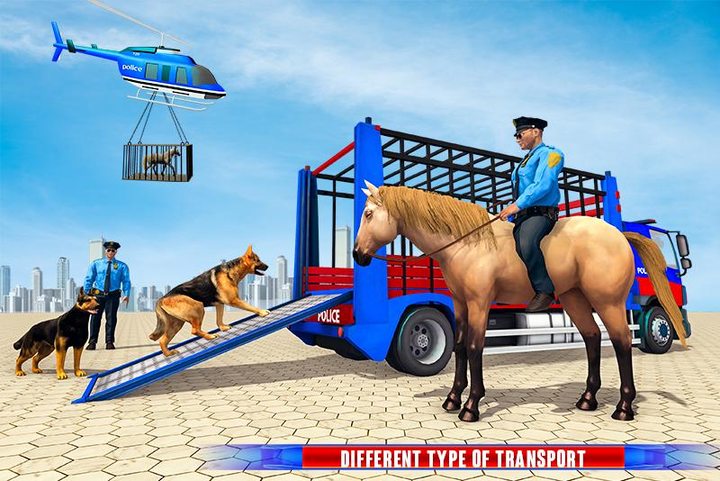 Police Dog & Horse Transport Ảnh chụp màn hình trò chơi