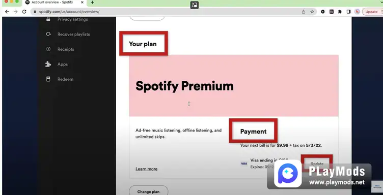 Spotify изменить страну