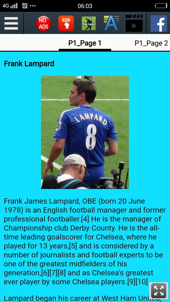 Biography of Frank Lampard