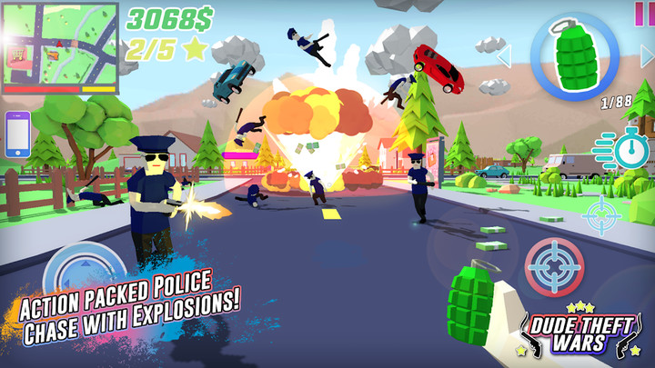 Dude Theft Wars(Unlimited Money) screenshot image 1_playmods.games