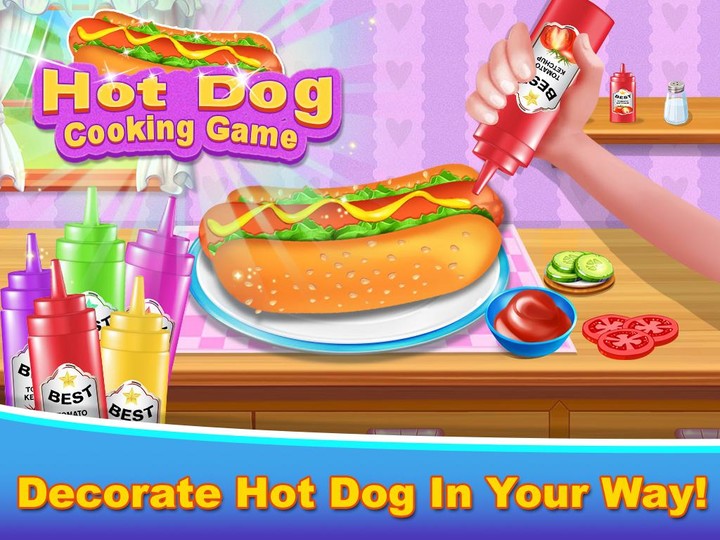 Hot Dog Cooking Game‏