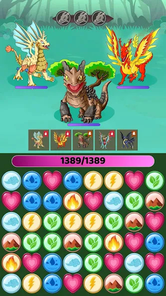 Monster Battle(tiền không giới hạn) screenshot image 2 Ảnh chụp màn hình trò chơi
