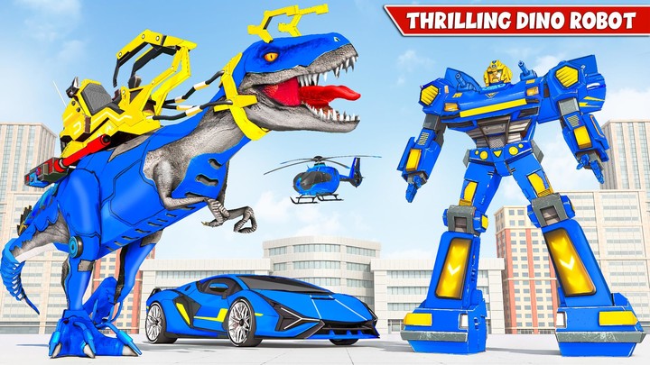 Dino Transform Robot Car Game‏