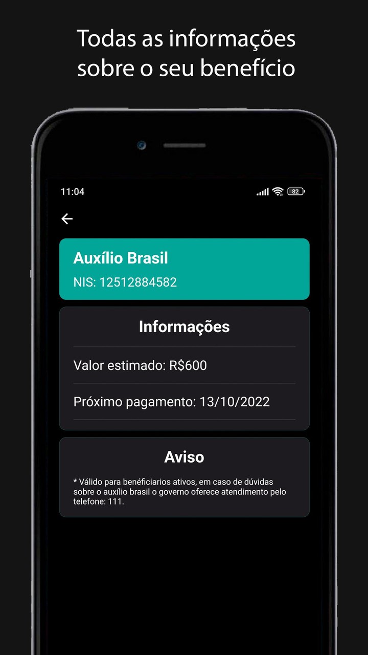 Auxílio Brasil Consulta Rápida Ảnh chụp màn hình trò chơi
