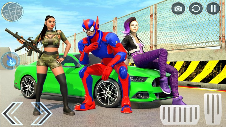 Superhero Mega Ramp Car Stunts Ảnh chụp màn hình trò chơi