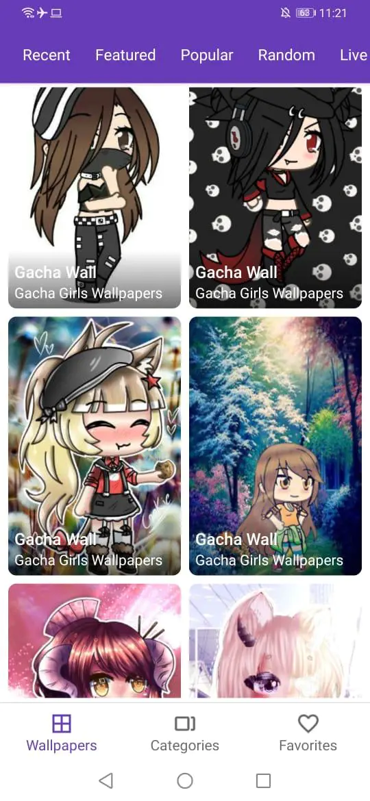 Download Cute Gacha GL wallpapers Girly MOD APK v1100 for Android
