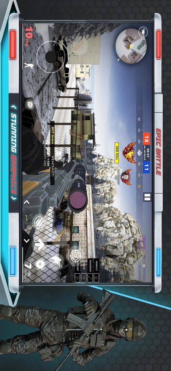 Epic Battle CS GO Mobile Game(Mod Menu) screenshot image 4_playmod.games