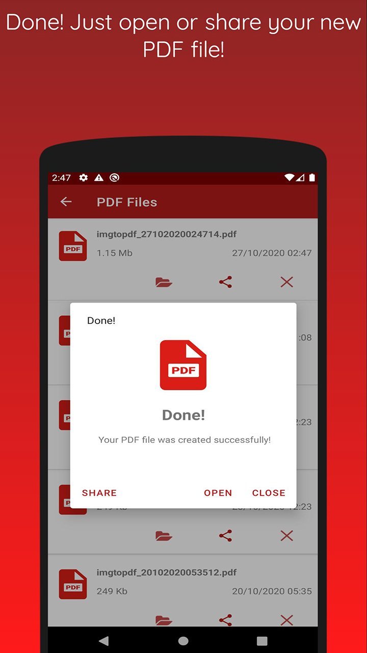 Image to PDF - PDF Maker(no ads) screenshot image 5_modkill.com