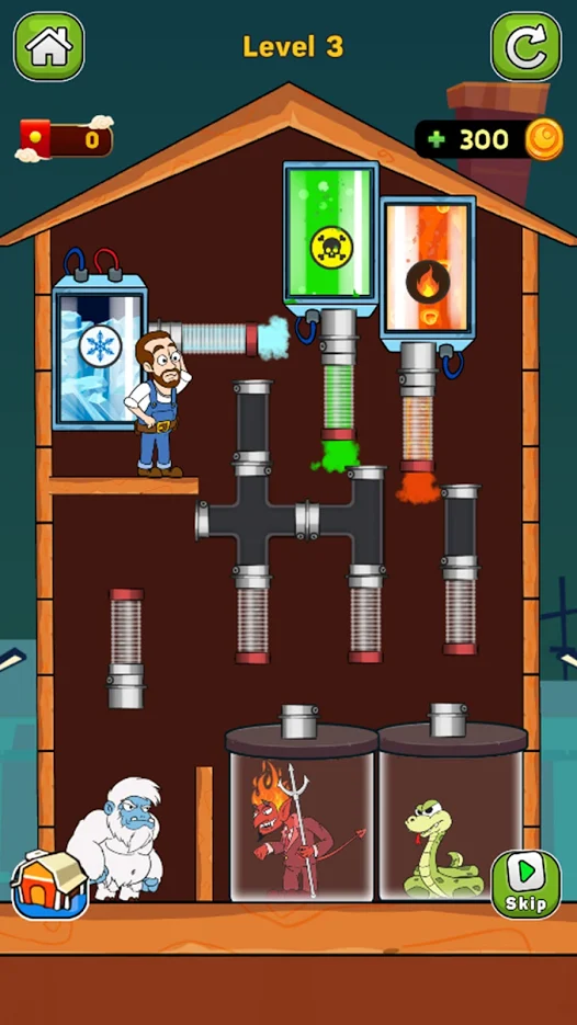 Home Pipe: Water Puzzle Mod