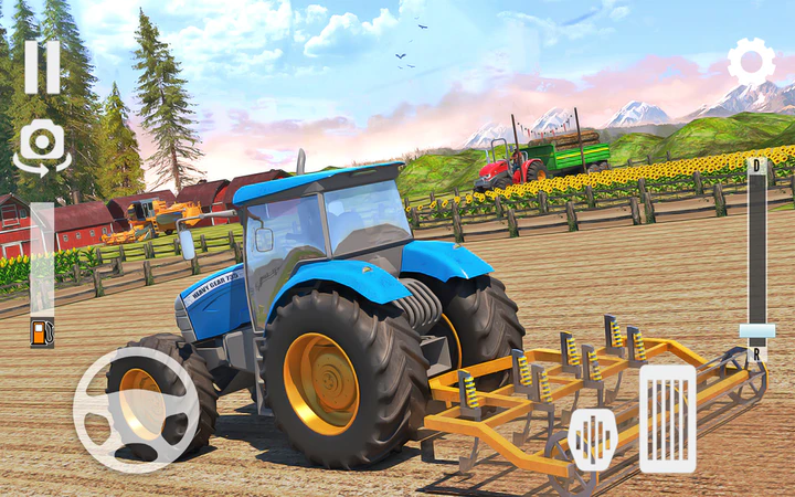 Download Farming Tractor Driving Games MOD APK v2 for Android