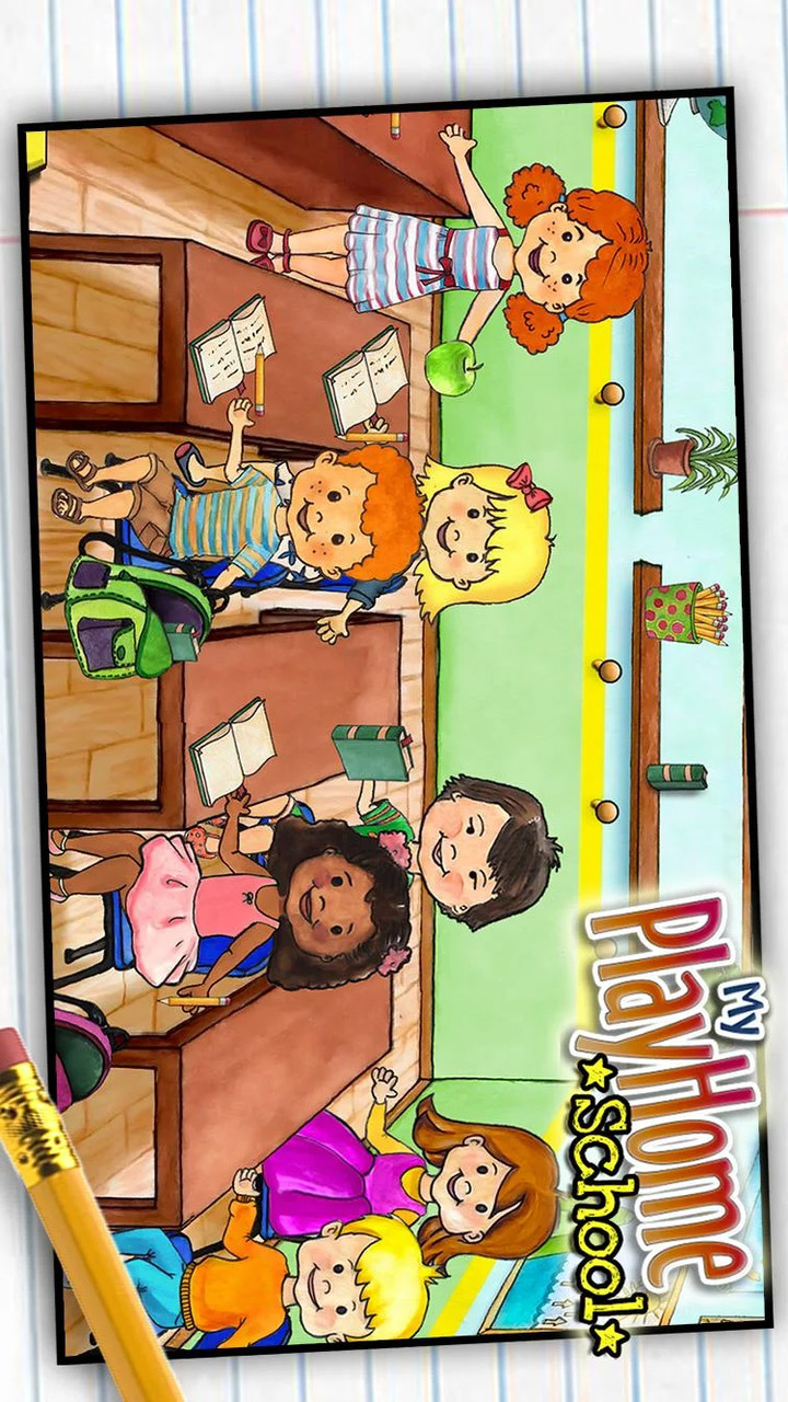 My PlayHome School(All content for free) screenshot image 1_playmod.games