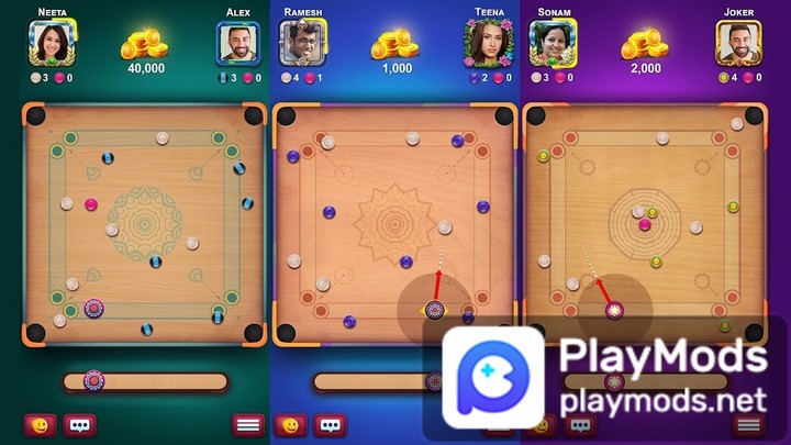 Carrom King(Unlimited Money) screenshot image 4_modkill.com
