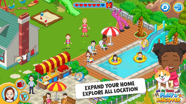 My Town Play Discover City Builder Game(Unlocked VIP) screenshot image 4_playmods.games