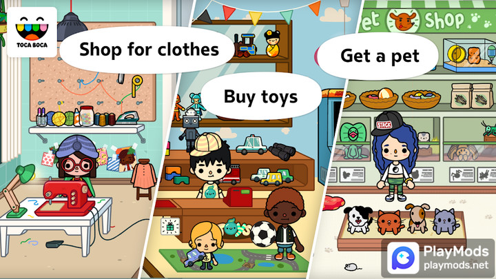 Toca Life: City(Full Content) screenshot image 3_playmods.games