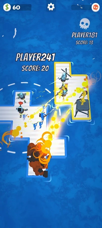 War of Rafts: Crazy Sea Battle(Large currency)