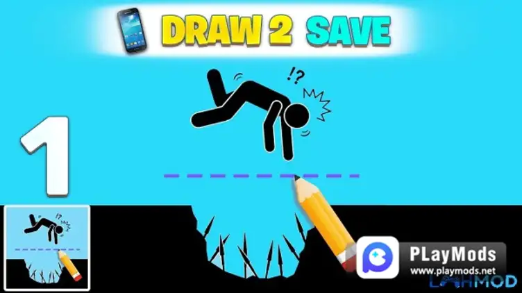 Play Draw 2 Save: Stickman Puzzle Online for Free on PC & Mobile