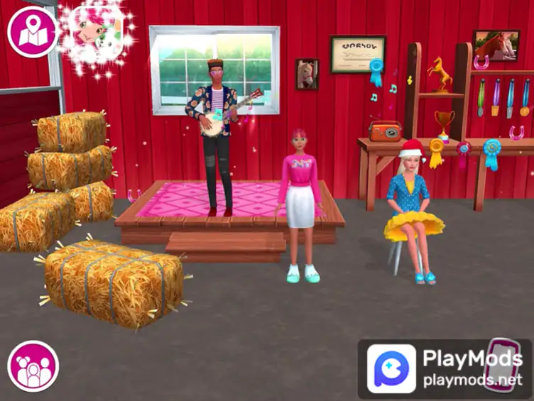 DESBLOQUEANDO TODAS AS ATUALIZAÇÕES! Jogo Barbie Dreamhouse Adventures 