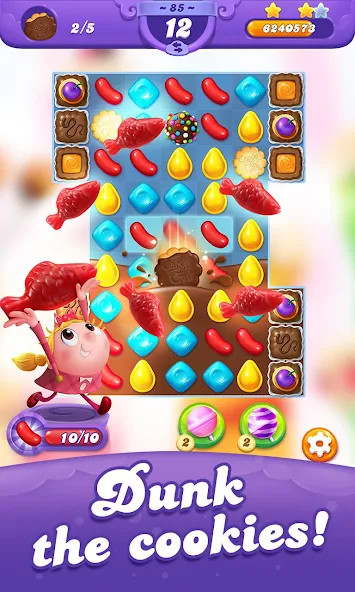 Candy Crush Friends Saga‏(عدد كبير من الحياة) screenshot image 3