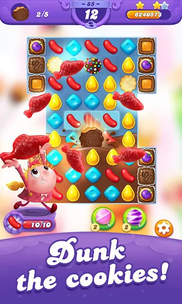 Candy Crush Friends Saga(Large number of life) screenshot image 3_playmod.games