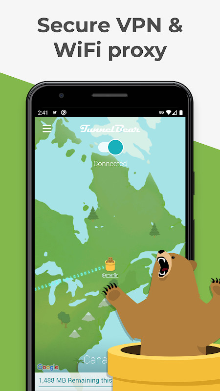 TunnelBear(Premium Unlocked) screenshot image 3_modkill.com