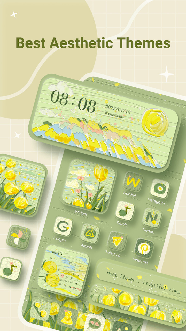 Colorful Widget_playmods.games