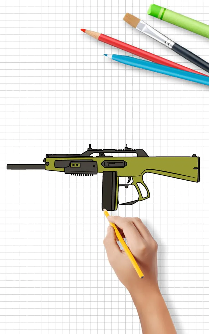 Descargar Cómo dibujar armas paso a paso lecciones de dibujo MOD APK para Android Descargar Cómo dibujar armas paso a paso lecciones de dibujo MOD APK para Android