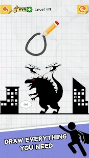 Draw 2 Save: Stickman Puzzle(Get rewarded for not watching ads) Game screenshot  2