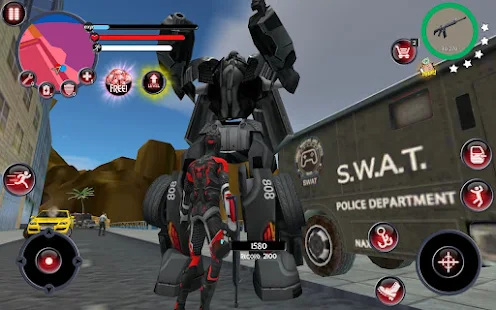 Rope Hero(Unlimited resources) Game screenshot  12