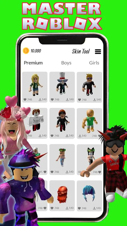 Download Roblox Skins Mod For Robux MOD APK v1.2 for Android