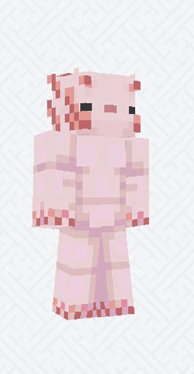 Axolotl Skin For Minecraft PE Ảnh chụp màn hình trò chơi
